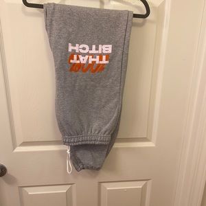 XL Lizzo Gray Sweatpants